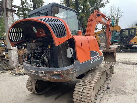 2018 año usado mini excavadora Doosan DX60-9C En excelente estado/ Usado mini excavadora Doosan para la venta