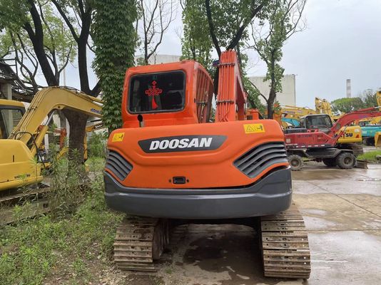 Doosan DX75-9C mini excavadora de segunda mano 2017 año Visibilidad y seguridad