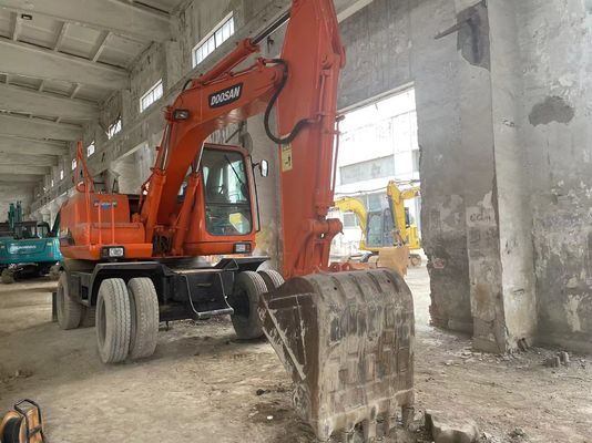 2012 año usado mini excavadora de ruedas Doosan DH150W-7 en buen estado