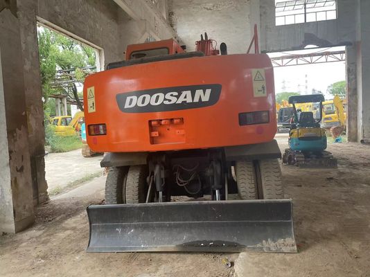 2012 año usado mini excavadora de ruedas Doosan DH150W-7 en buen estado