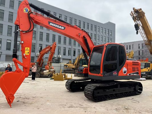Excavadora de Doosan de segunda mano de origen de Corea Versatilidad