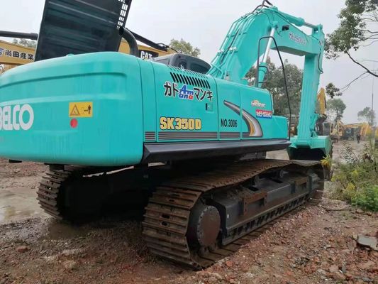 Excavadora usada para rastreadores Kobelco SK350-8 Excavadora de 35 toneladas con pintura original