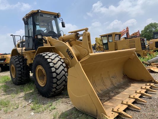 Bajo ruido 966H Cargador de ruedas CAT usado de alta eficiencia con motor CAT