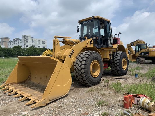 Bajo ruido 966H Cargador de ruedas CAT usado de alta eficiencia con motor CAT