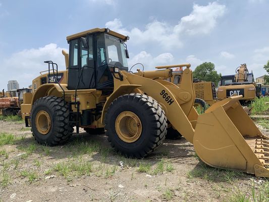 Bajo ruido 966H Cargador de ruedas CAT usado de alta eficiencia con motor CAT