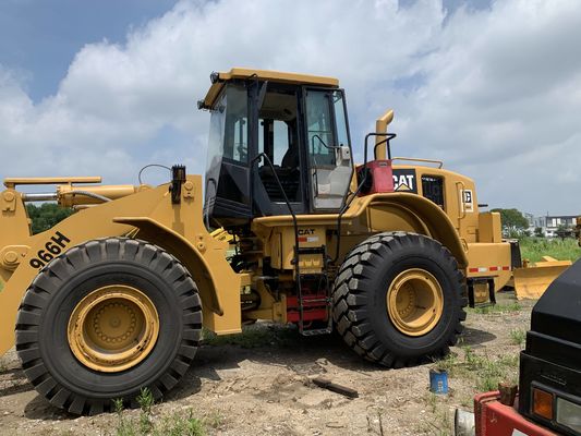 Bajo ruido 966H Cargador de ruedas CAT usado de alta eficiencia con motor CAT