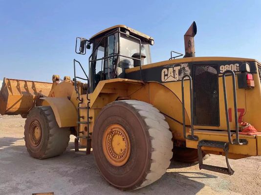 Cargador de segunda mano Caterpillar 980G fácil de operar en buenas condiciones
