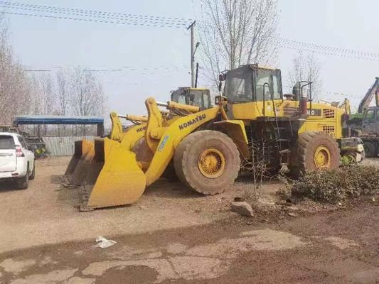 Compactor de 6 ruedas usado Komatsu WA500 WA600-6 Eficiencia de combustible para la construcción