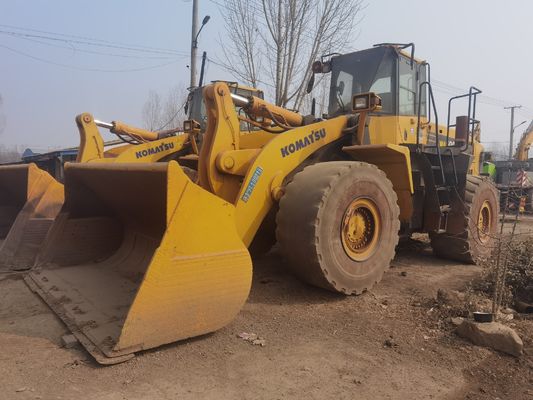 Compactor de 6 ruedas usado Komatsu WA500 WA600-6 Eficiencia de combustible para la construcción