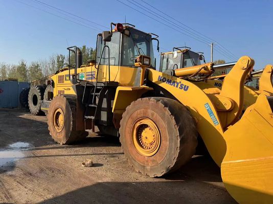 Compactor de 6 ruedas usado Komatsu WA500 WA600-6 Eficiencia de combustible para la construcción