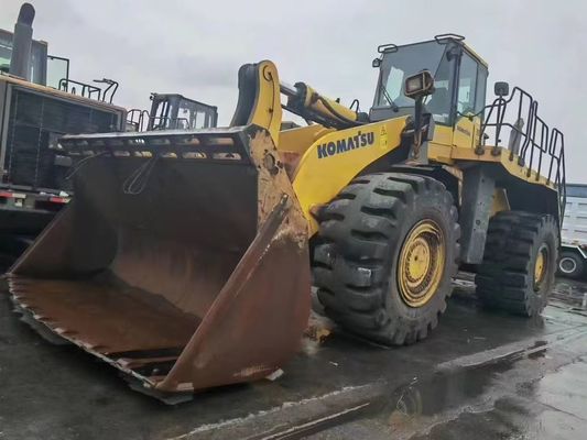 Komatsu WA600-6 Cargador de ruedas pequeñas usado WA500-6 Operación de seguridad para minería