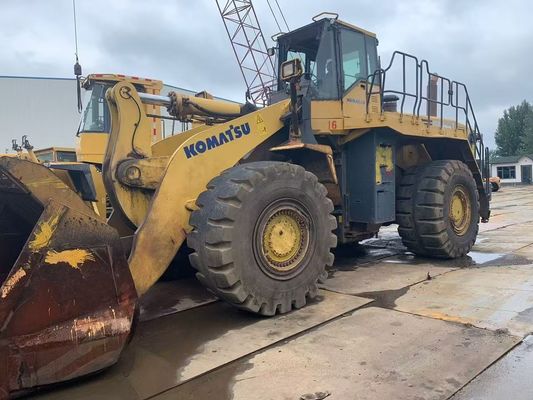 Komatsu WA600-6 Cargador de ruedas pequeñas usado WA500-6 Operación de seguridad para minería