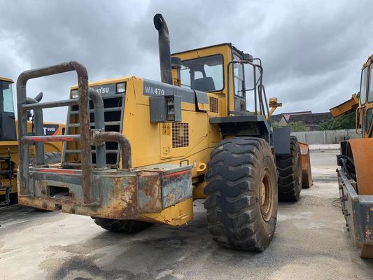 Color original usado Komatsu WA470-3 Cargador de ruedas en excelente estado