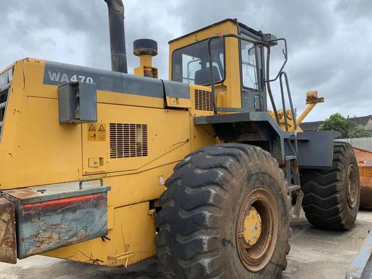 Color original usado Komatsu WA470-3 Cargador de ruedas en excelente estado