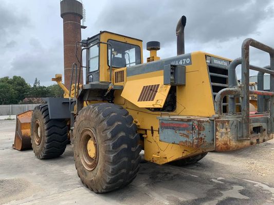 Color original usado Komatsu WA470-3 Cargador de ruedas en excelente estado