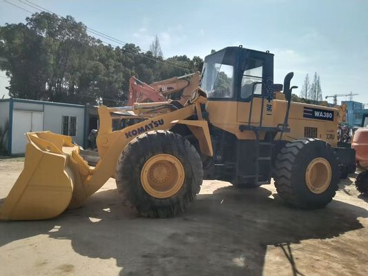 Japón WA380-3 Cargadores de ruedas Komatsu usados de larga duración de fácil mantenimiento