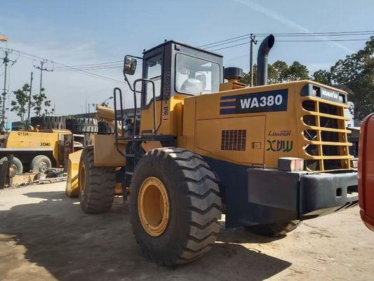 Japón WA380-3 Cargadores de ruedas Komatsu usados de larga duración de fácil mantenimiento