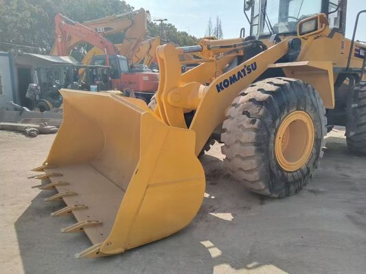 Japón WA380-3 Cargadores de ruedas Komatsu usados de larga duración de fácil mantenimiento