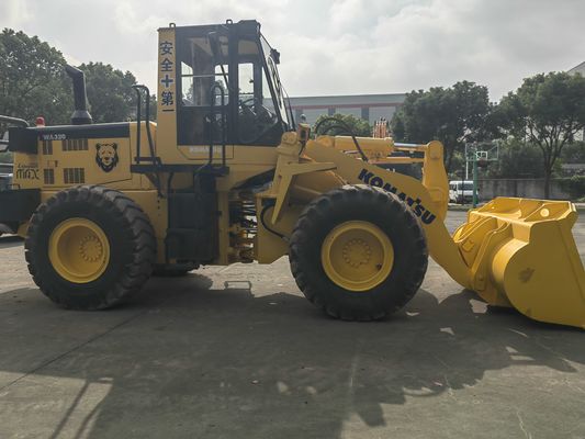Original de Japón de segunda mano cargador de ruedas Komatsu WA320-3 de segunda mano cargador frontal