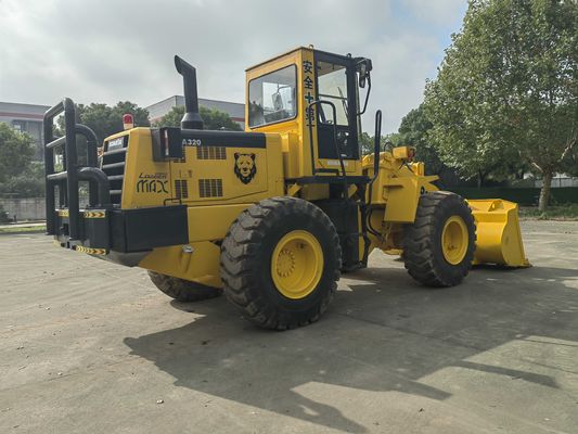 Original de Japón de segunda mano cargador de ruedas Komatsu WA320-3 de segunda mano cargador frontal