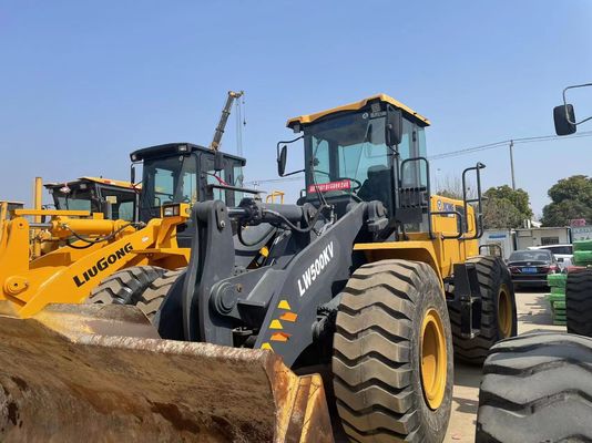 2022 Año XCMG LW500KV Cargadores de ruedas de segunda mano 5 toneladas para el sitio de construcción