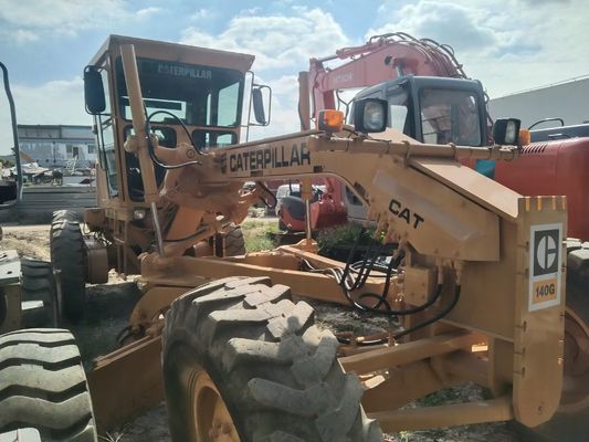 CAT 140G Grader de motor usado Funcionamiento estable 140H Grader de orugas usado