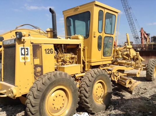 Trabajo pesado 12G Grader de motor de la oruga usado Reducción de ruido Fácil operación