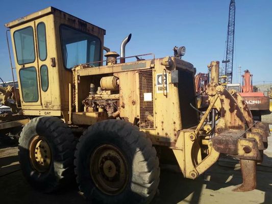 Trabajo pesado 12G Grader de motor de la oruga usado Reducción de ruido Fácil operación