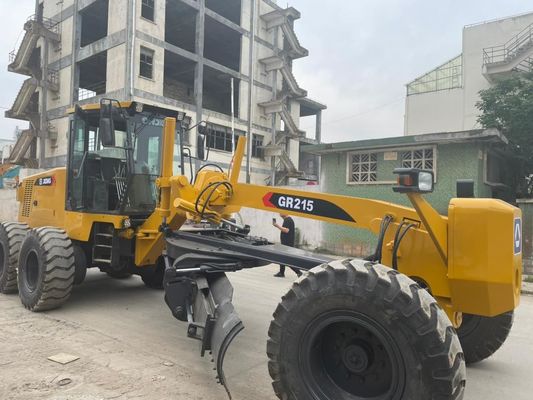 Alta velocidad XCMG GR215 de segunda mano Grader eficiencia de combustible para la construcción