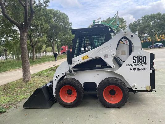 S180 Bobcat Skip Steer Loader Color original de segunda mano Bajo mantenimiento
