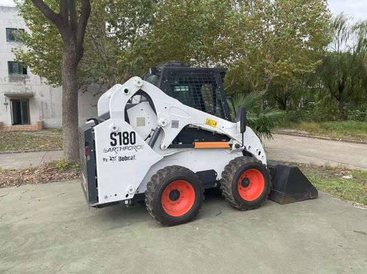 S180 Bobcat Skip Steer Loader Color original de segunda mano Bajo mantenimiento