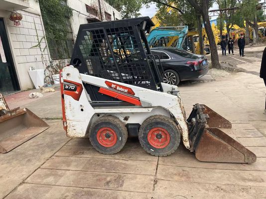 Color original Usado Bodcat S70 Cargador de dirección deslizante Eficiencia de combustible Funcionamiento estable