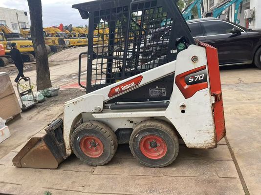 Color original Usado Bodcat S70 Cargador de dirección deslizante Eficiencia de combustible Funcionamiento estable