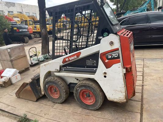 Color original Usado Bodcat S70 Cargador de dirección deslizante Eficiencia de combustible Funcionamiento estable