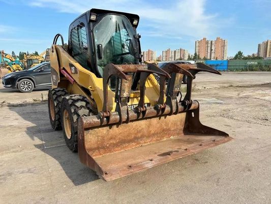 CAT 246C Color original Cargador de dirección de patinaje usado Seguridad y precisión en buen estado