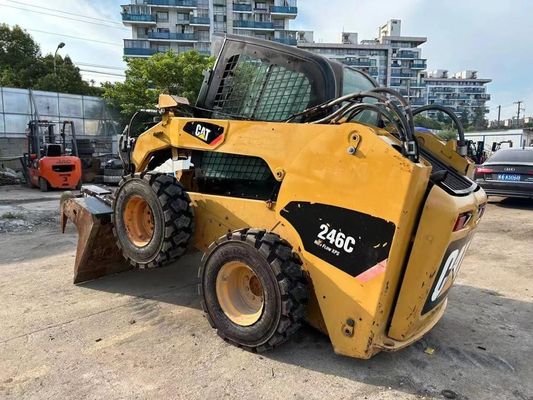 CAT 246C Color original Cargador de dirección de patinaje usado Seguridad y precisión en buen estado