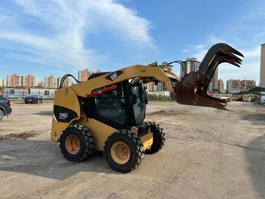 CAT 246C Color original Cargador de dirección de patinaje usado Seguridad y precisión en buen estado