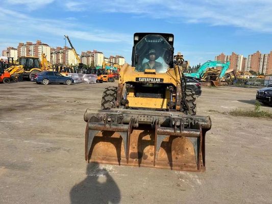 CAT 246C Color original Cargador de dirección de patinaje usado Seguridad y precisión en buen estado