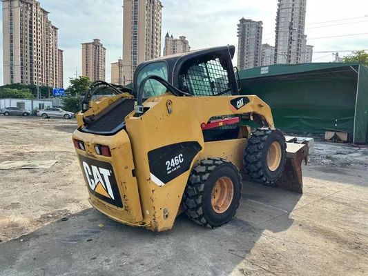 CAT 246C Color original Cargador de dirección de patinaje usado Seguridad y precisión en buen estado