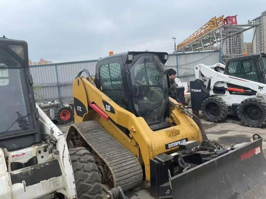 Potente 277C Caterpillar usado Skid Steer Eficiencia de combustible en buenas condiciones