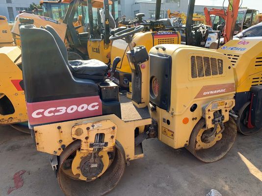 CC300G Dynapac doble tambor de rodillo usado en buen estado de funcionamiento estable
