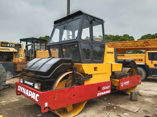 Dynapac CC421 Roller de carretera usado de doble tambor Roller de carretera de alta productividad Suecia