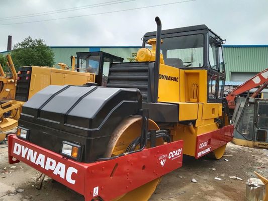 Dynapac CC421 Roller de carretera usado de doble tambor Roller de carretera de alta productividad Suecia