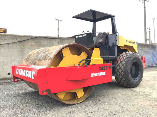CA251D tambor suave vibratorio utilizado rodillo Dynapac con gran potencia
