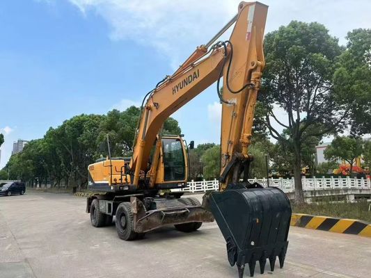 Excavadora de ruedas Hyundai R210W-9 de segunda mano en excelente estado/Excavadora de ruedas de segunda mano a la venta