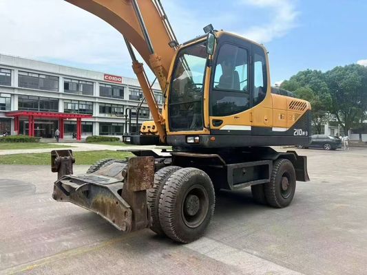 Excavadora de ruedas Hyundai R210W-9 de segunda mano en excelente estado/Excavadora de ruedas de segunda mano a la venta