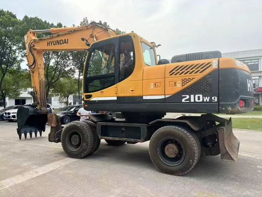 Excavadora de ruedas Hyundai R210W-9 de segunda mano en excelente estado/Excavadora de ruedas de segunda mano a la venta