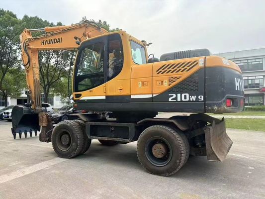 Excavadora de ruedas Hyundai R210W-9 de segunda mano en excelente estado/Excavadora de ruedas de segunda mano a la venta