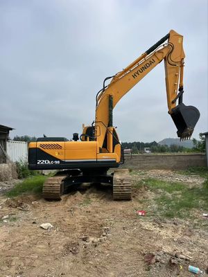 Hyundai R220LC-9S Excavadora de rastreo hidráulico de segunda mano 2020 año