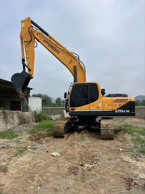 Hyundai R220LC-9S Excavadora de rastreo hidráulico de segunda mano 2020 año